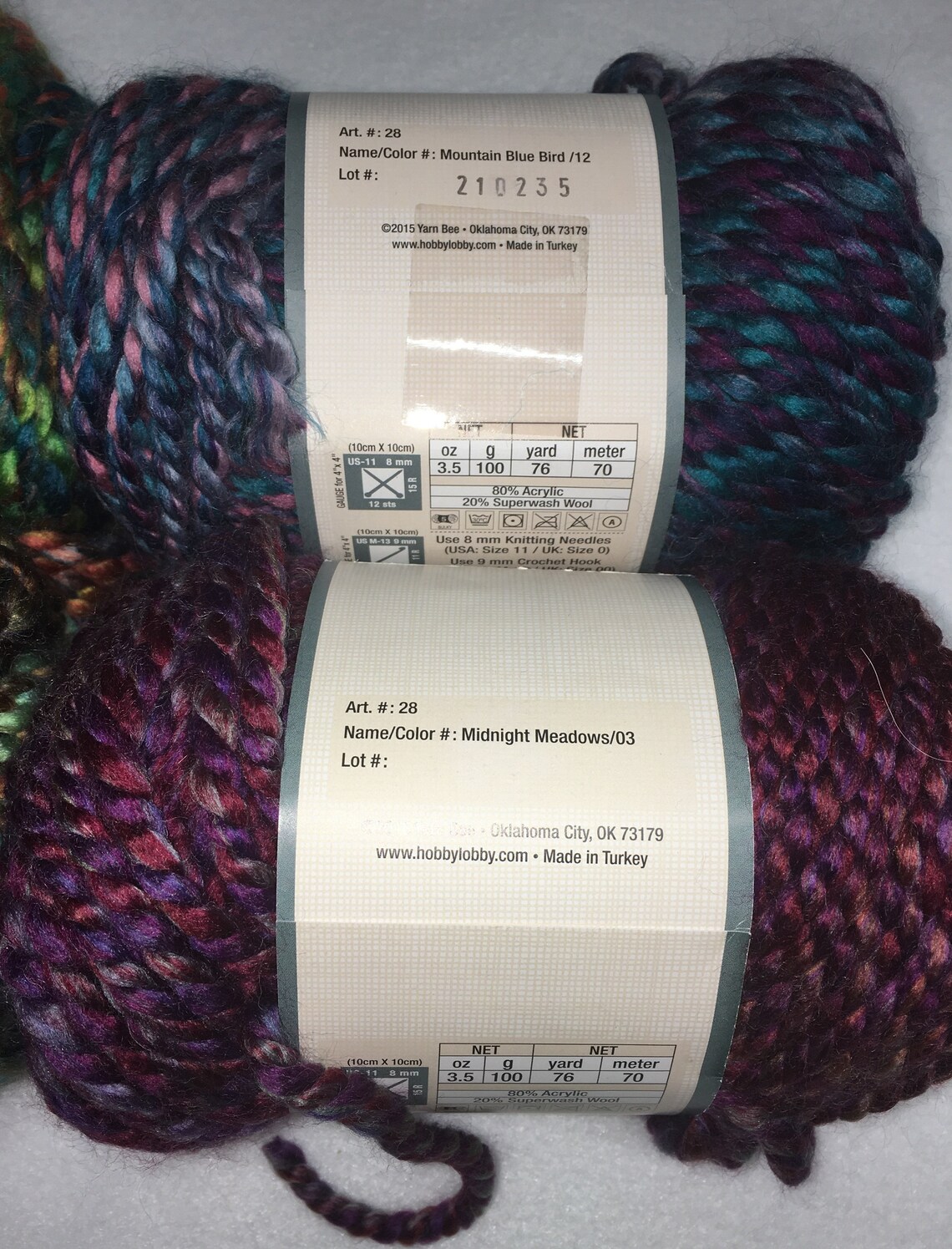 Yarn Bee Dream Spun Article 28 Acrylic/Superwash Wool Etsy