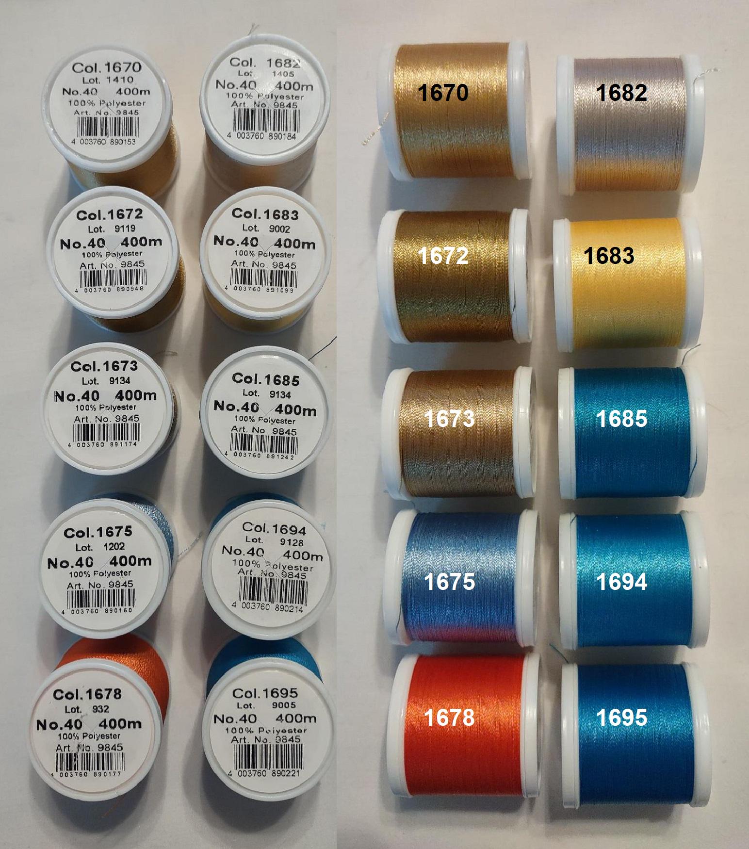 You Choose Color & Qty: Madeira Polyneon Embroidery Thread - No. 40 ...