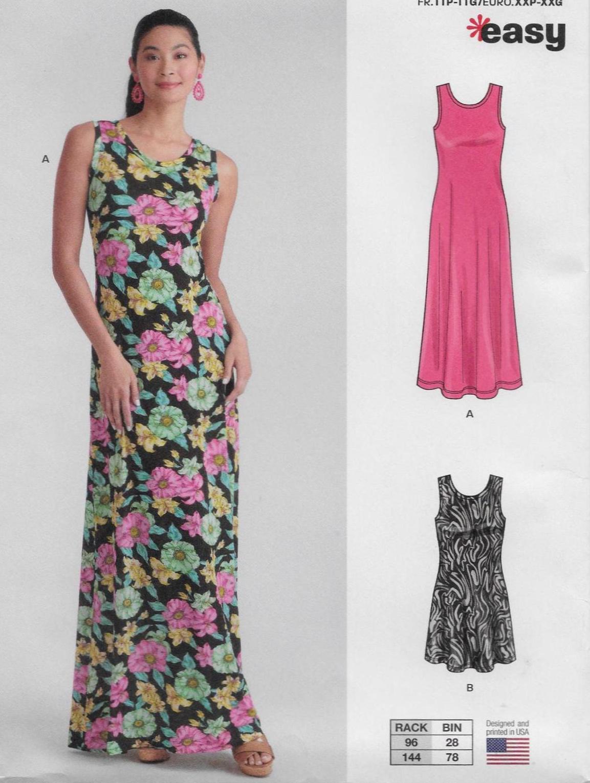 New Look Dress Pattern - Etsy