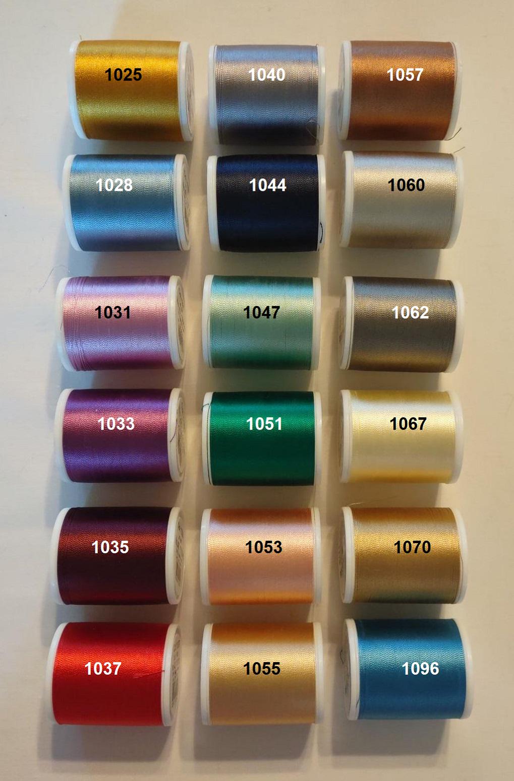 Thread Color 1096 You Choose Color & Qty: Madeira Rayon Thread - No. 40, 1000m, Art No ...