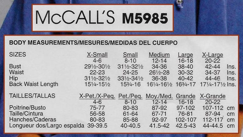 McCall's M5241 Cardigan in three lengths Size: Y XS-S-M Uncut Sewing