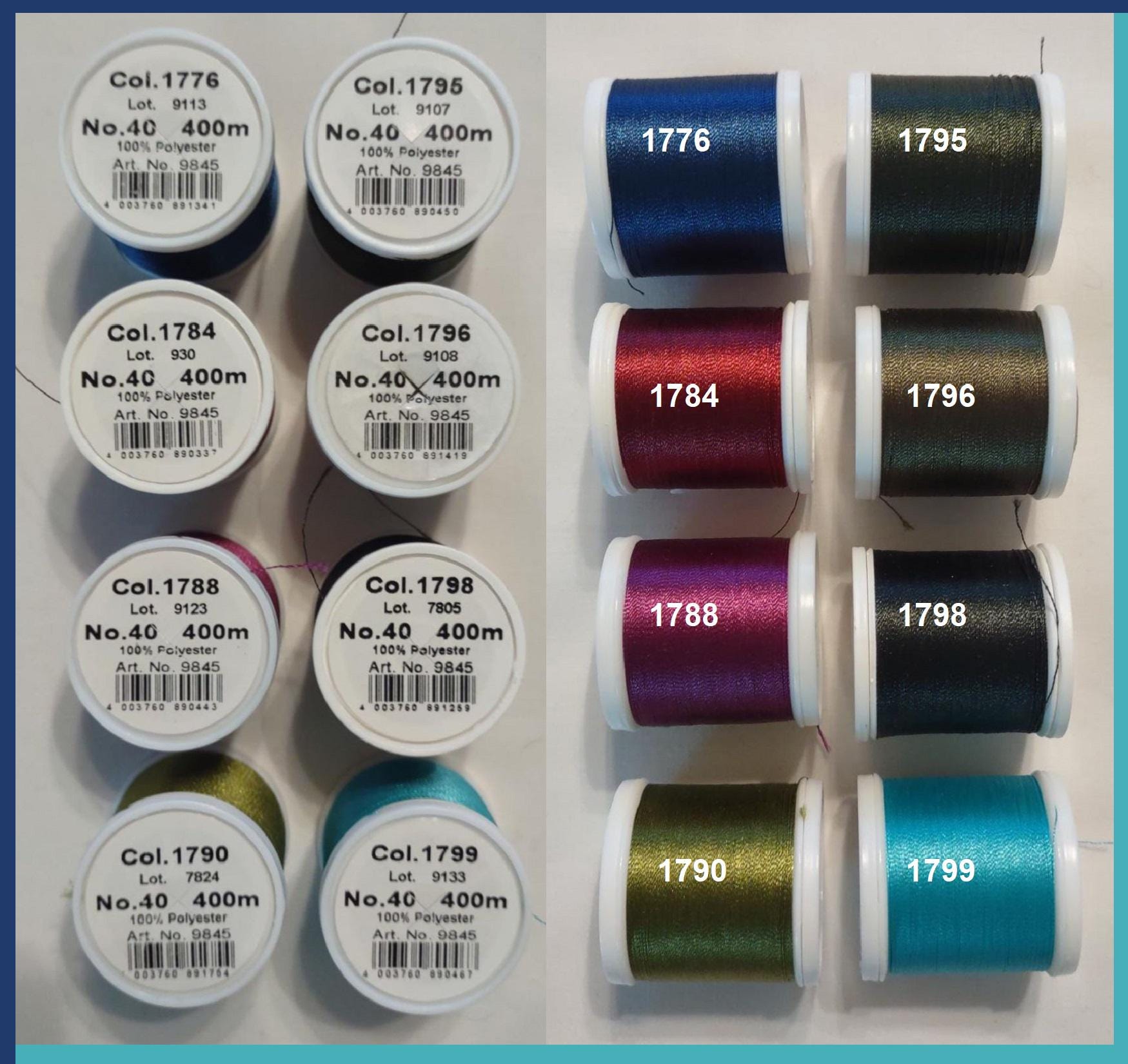 You Choose Color & Qty: Madeira Polyneon Embroidery Thread - No. 40 ...