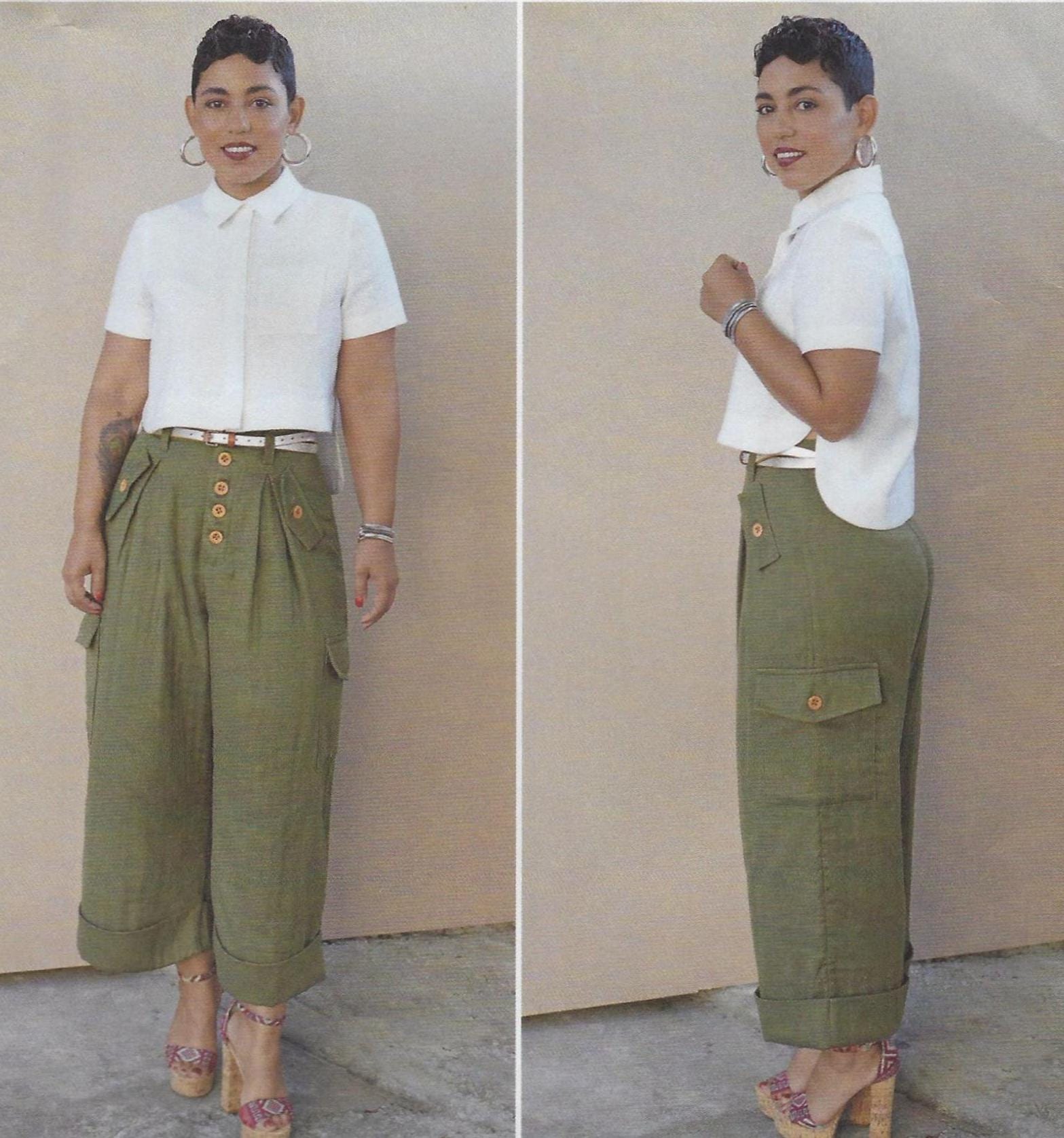 S8889 Simplicity Mimi G Style - Misses' Shirt & Wide Leg Pants