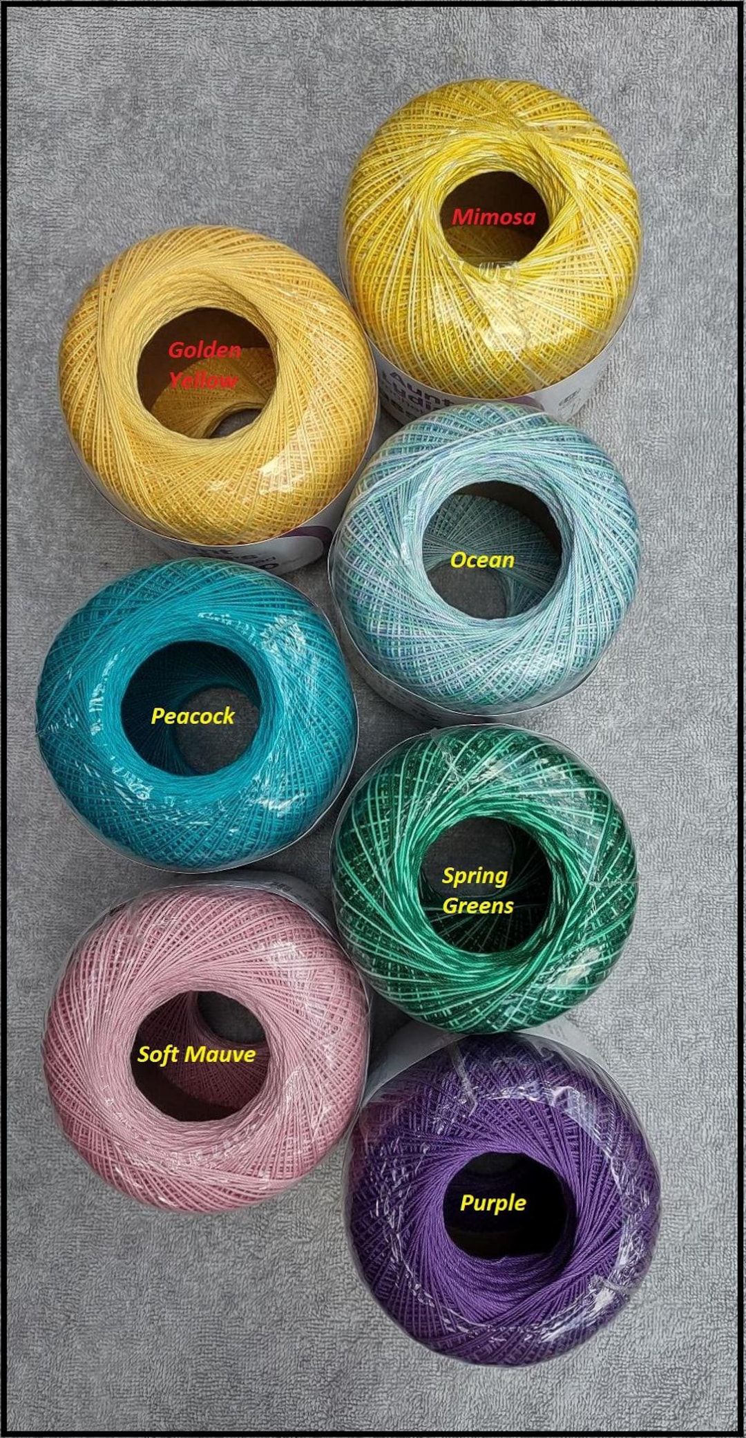 You Choose: Aunt Lydia's Classic 10 Crochet Thread - Sold
