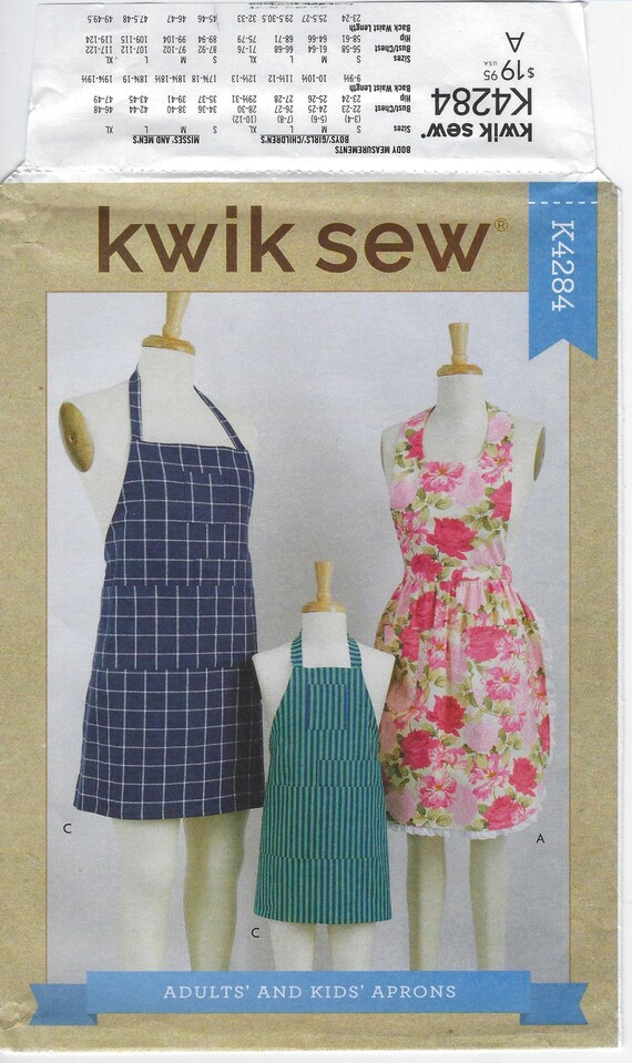K4284 Kwik Sew - Essential Kitchen Aprons for Adults and