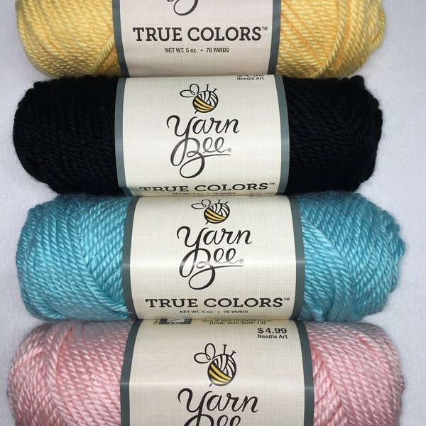 Yarn Bee True Colors Yarn Etsy