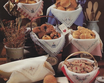 You Choose: Leisure Arts Bread Cloth Cross Stitch Leaflets- 389 Bread Cloths, 598 Southern