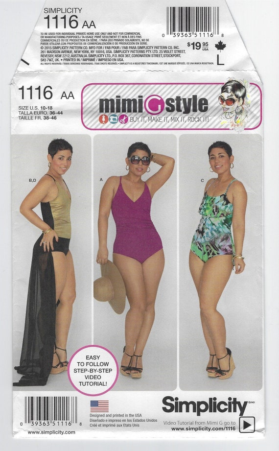 Simplicity 8221 Misses Mimi Style Dresses /& Tie Belt Sewing Pattern Sz 10-18