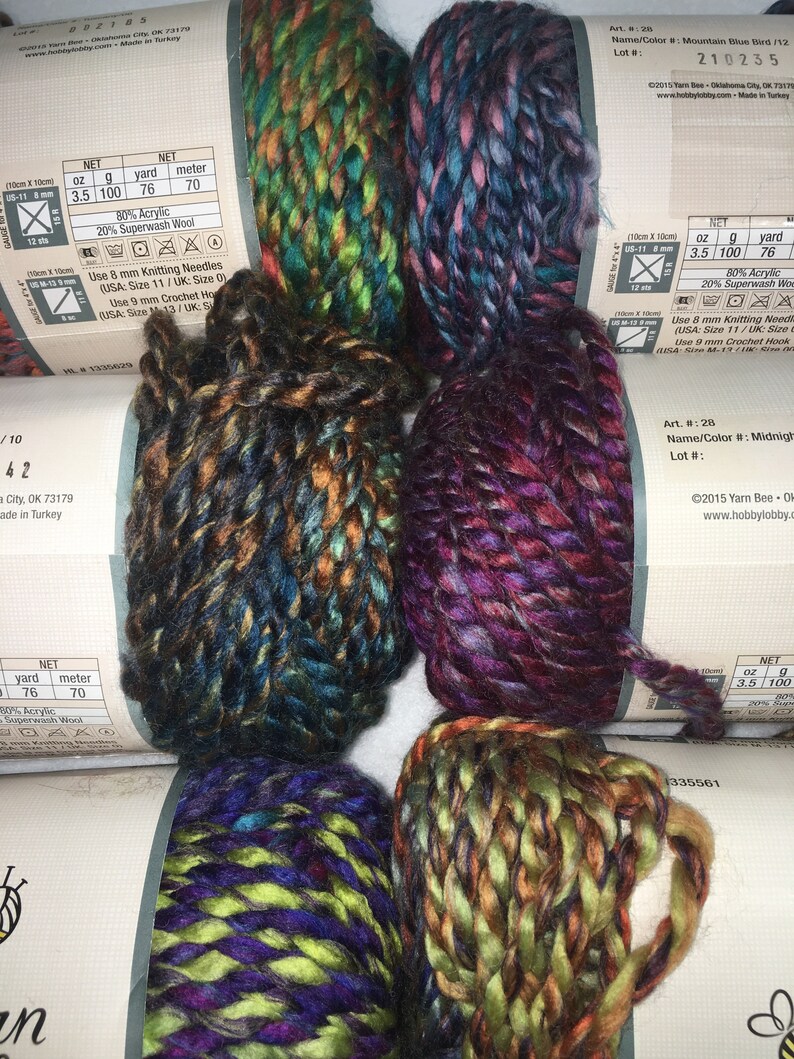 Yarn Bee Dream Spun Article 28 Acrylic/Superwash Wool Etsy