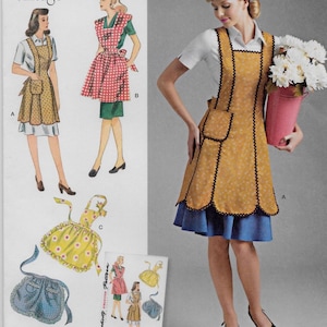 ✝️40'sVintageFabricReconstructedApron✝️ 511e2n6QBgL.jpg_BO30,255,255,