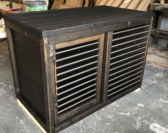 Senka Dog Crate/ bespoke, wooden crate