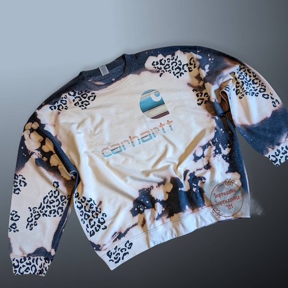 Carhartt Inspired Leopard Sweatshirt - Etsy