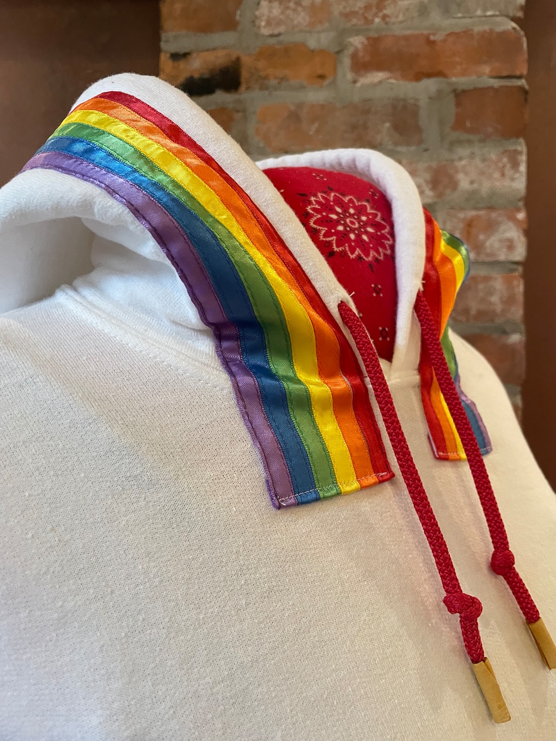 bodice ribbon hoodie
