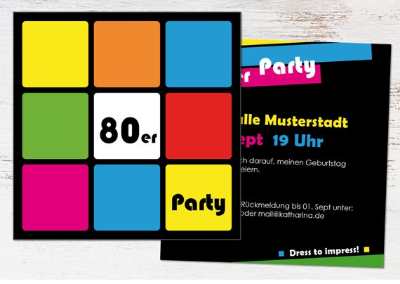 Einladung Zum 30 Geburtstag Quadratische Karte 13x13 Cm Etsy