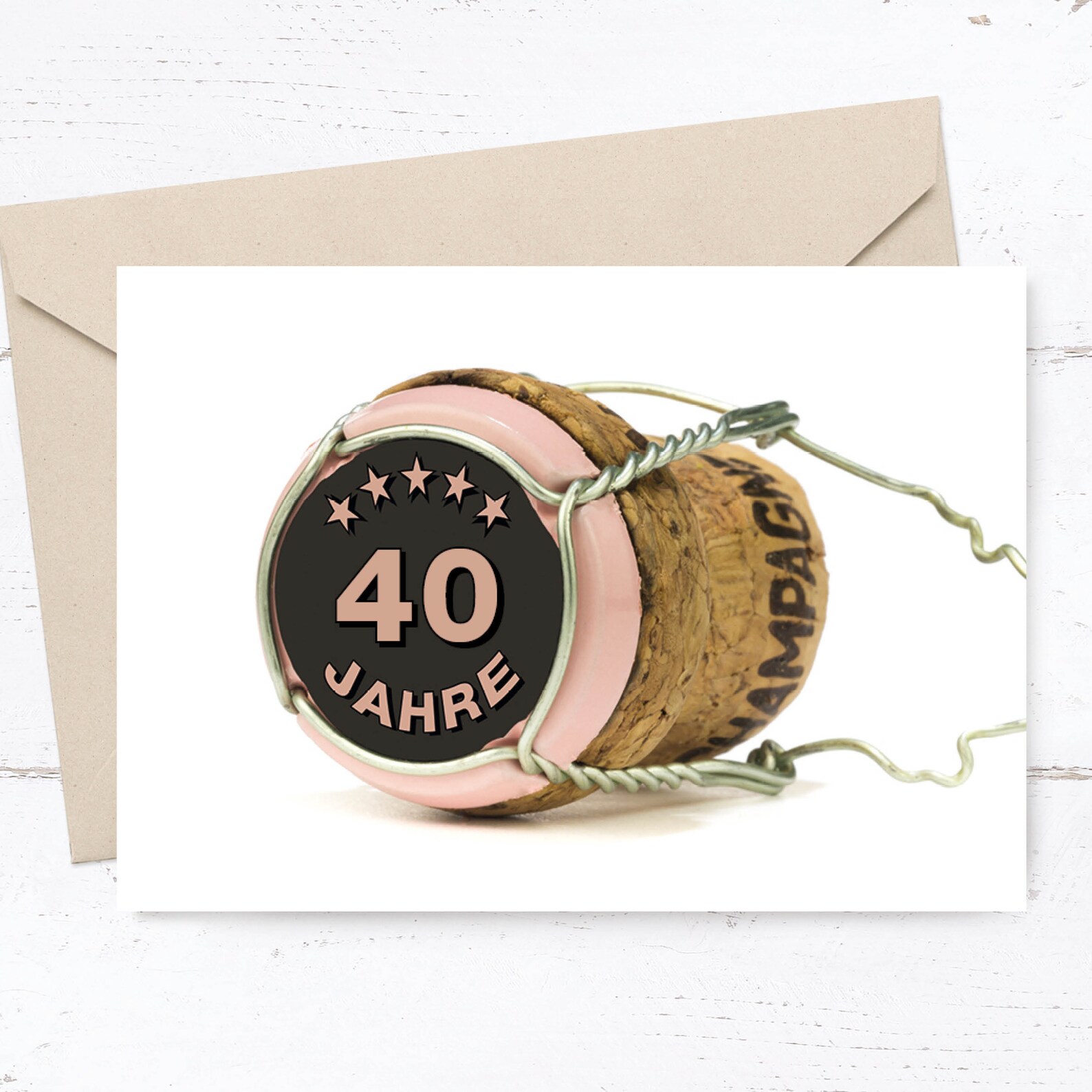 Einladung zum 40. Geburtstag Postkarte im DIN A6 Format Etsy