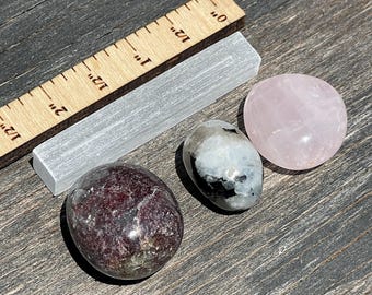 Crystal kits for love focus teachers back to school new home new job confidence crystals for the car