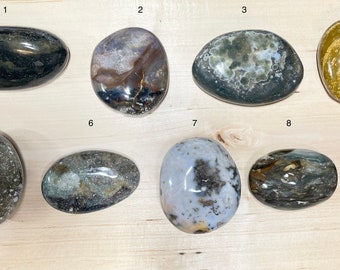 Ocean Jasper Palm Stone - OJ Palm Stone - Natural Stone