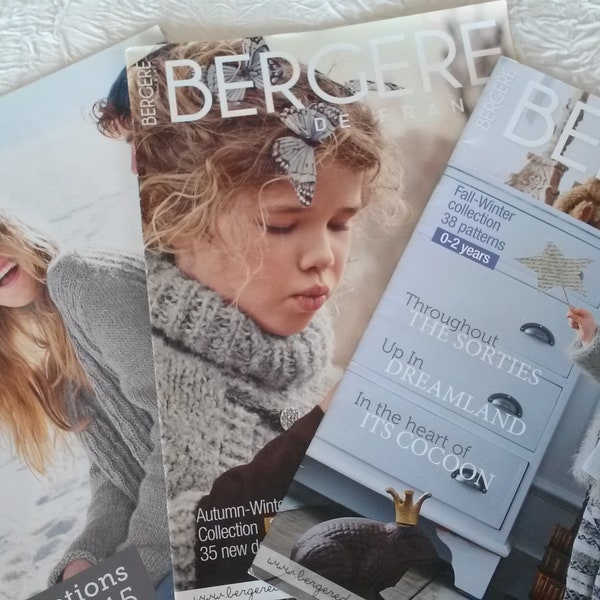 Magazine « Bergere de France » , catalogue Bergere de France, magazine tricot, créations tricot, magazine Bergere de France.