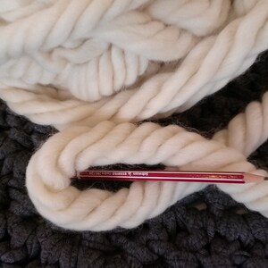 2 Pelotes Laine Grosse Maille 500g/25m - Laine à Tricoter à La Main Douce - Pour Couvertures, Coussins, Sacs - Couleurs Kaki, Vert