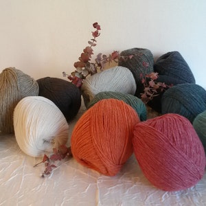 Filato per maglieria, gomitolo di filato per maglieria fine/sportiva in lana merino/cotone superwash, filato fine per maglieria, 50 g-230 m/1,75 oz-251 yd.