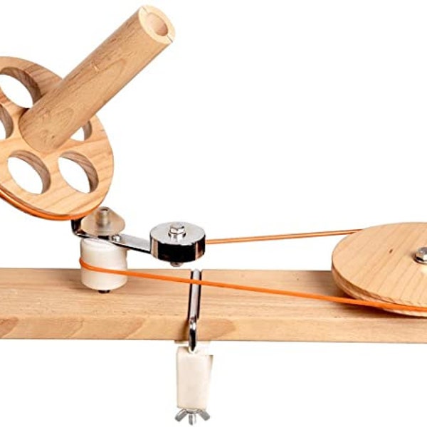 KnitPro Holzwickler, KnitPro Wollwickler aus Naturholz, „Mega Ball Winder“, KnitPro Wollballer.