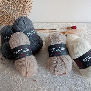 BERGERE de FRANCE CALINE lana per maglieria di qualità, lana Bergère de France, lana per bambini Bergère de France, 50 g-180 m.