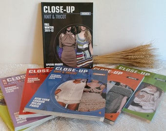 Magazine «CLOSE-UP» Knit and Tricot Women, magazine tendances mode, mode tricot créateurs, magazine défilés internationales knit and tricot.