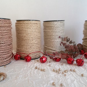 Corde de chanvre naturel de 300m, corde marron fine de 1mm pour l'artisanat,  le crochet, l'emballage cadeau, le jardinage et la décoration de Noël