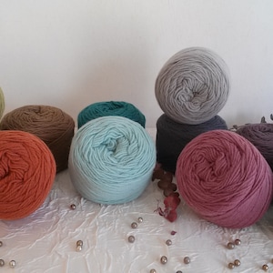 Lana para tejer, ovillo de lana para tejer sport/fina en lana merino/poliamida, lana sport fina, 50 g-185 m/ 1,75 oz-202 yd.