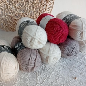Lana da lavoro BERGERE de France MERINOS ALPAGA, lana traspirante Bergère de France merino/alpaca 50 g-65 m.