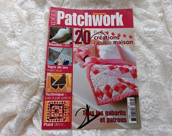 Magazine «Idées Broderie & Couture, SPECIAL PATCHWORK»,  magazine patchwork, patron patchwork, broderie, créations patchwork.