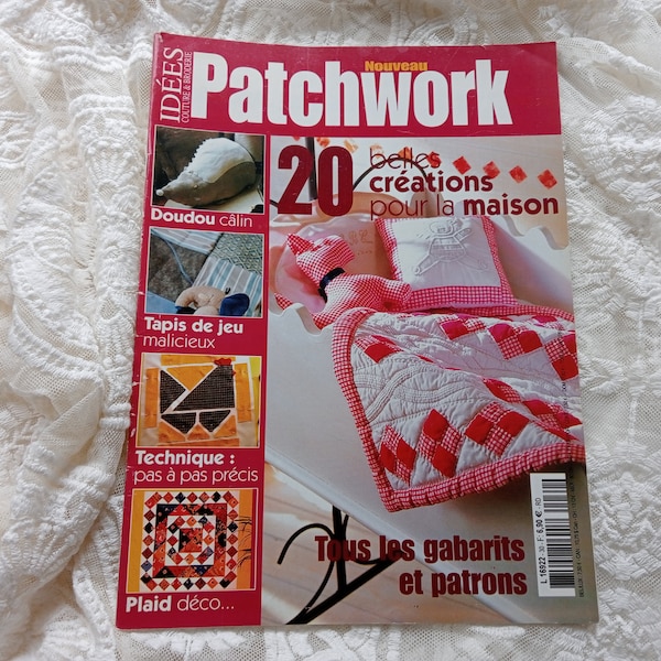 Magazine «Idées Broderie & Couture, SPECIAL PATCHWORK»,  magazine patchwork, patron patchwork, broderie, créations patchwork.