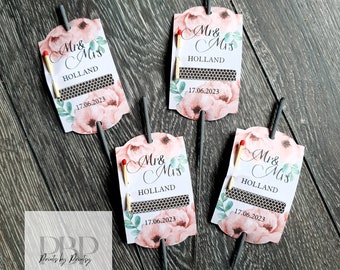 Wedding sparkler tags