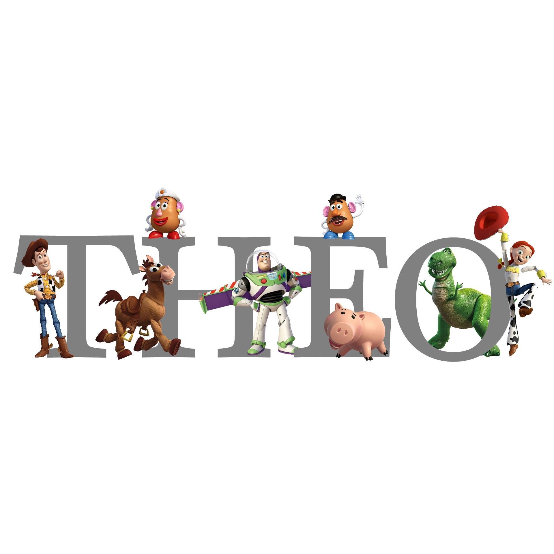 Personalised toy story name Etsy