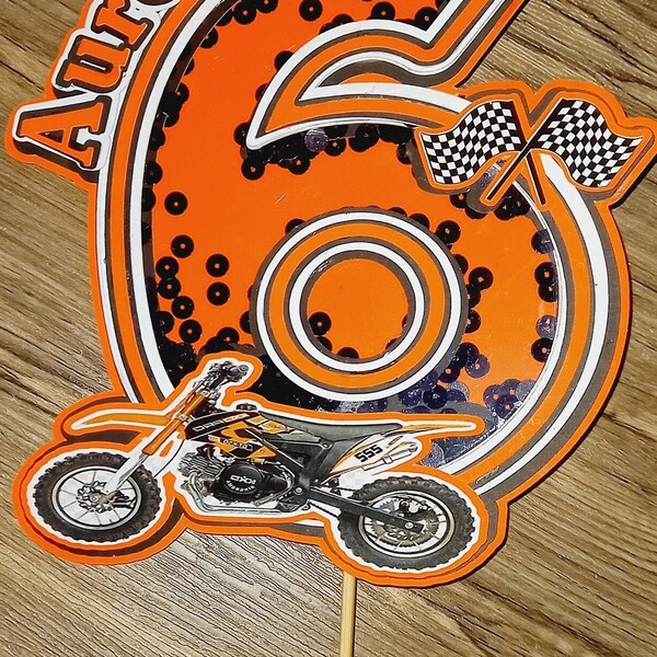 ktm, motorcross cake topper  motorbike cake topper , cake topper motor cross, motocross shaker  cake topper  motorbike