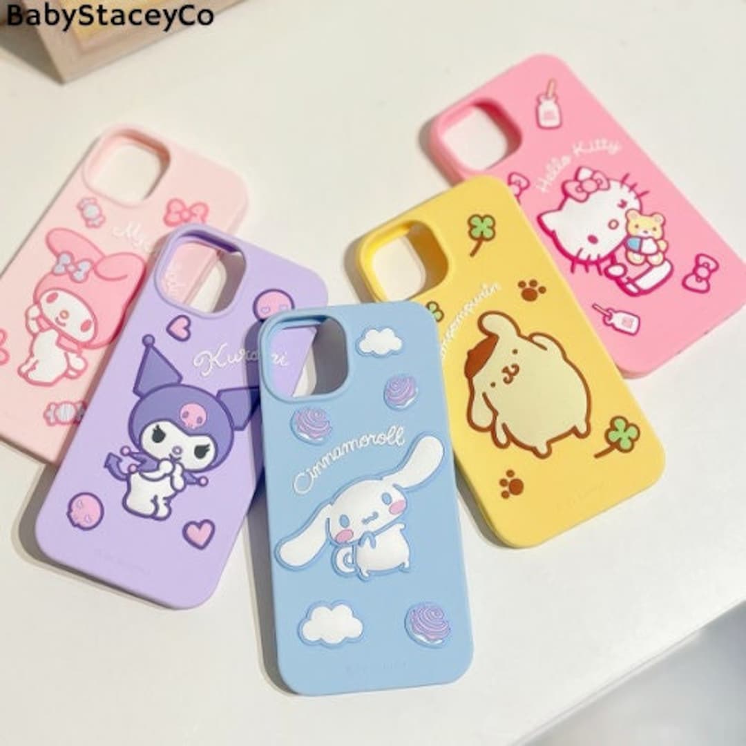 Sanrio Phone Case Cute Sanrio iPhone Case Silicone Phone Etsy UK
