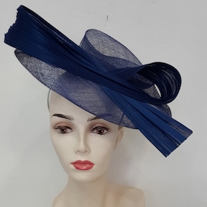 Natural and silver fascinator