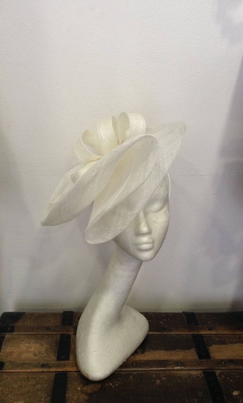custom-made item double volutes shape custom made item Bibi off-white wedding