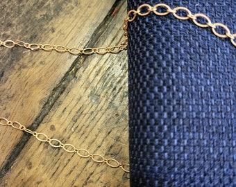 Supplement for changing the shoulder strap on the pockets: rose gold chain or brass gold chain