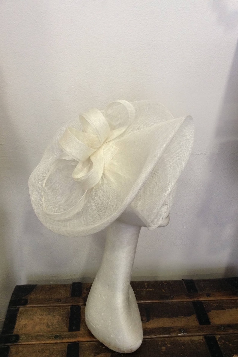 custom-made item double volutes shape custom made item Bibi off-white wedding