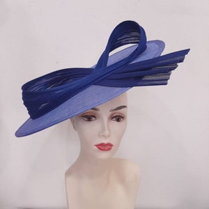 White-off and black fascinator, wedding - cocktail - ceremony