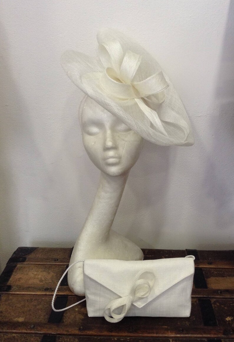 custom-made item double volutes shape custom made item Bibi off-white wedding