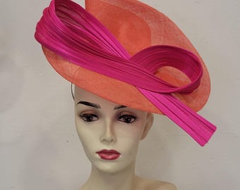 Natural and silver fascinator
