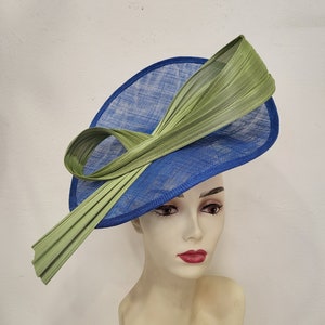 White-off and black fascinator, wedding - cocktail - ceremony