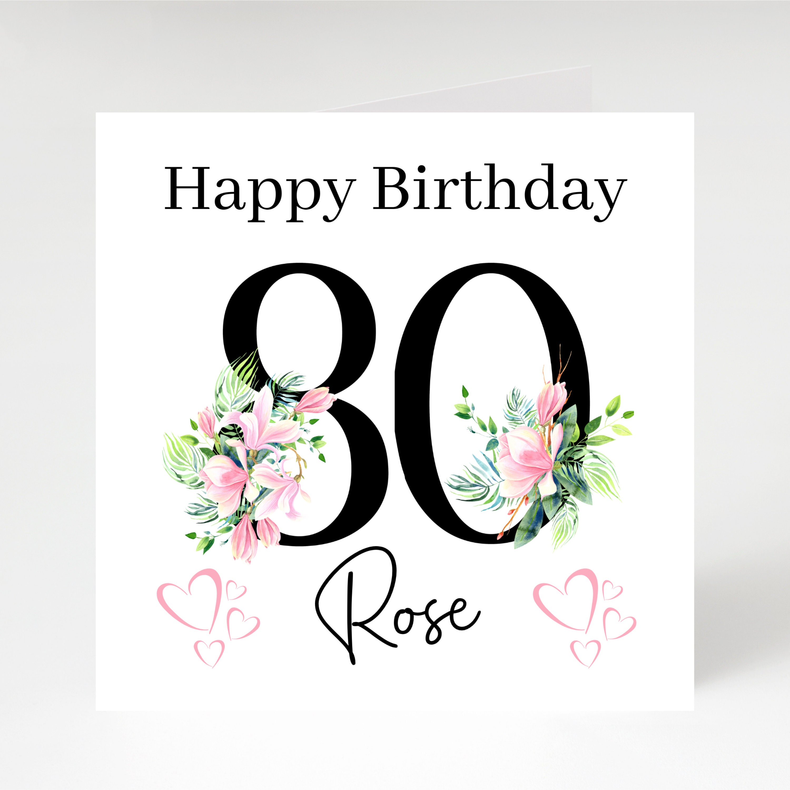 Personalised 50th Birthday Card Sister Mum Aunt Friend | Etsy UK