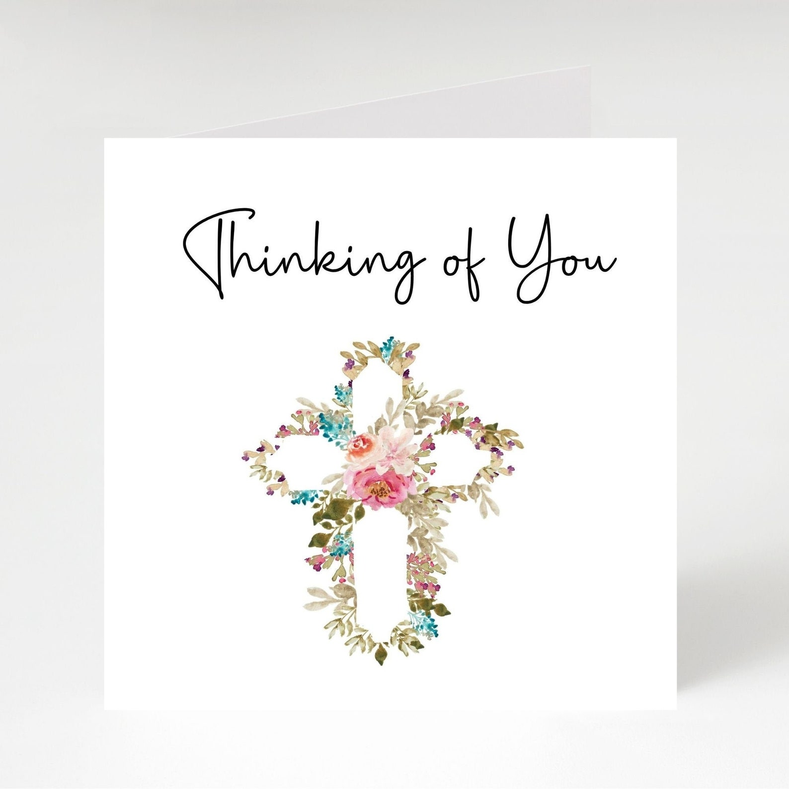 Thinking of You Card Sympathy Condolences Bereavement Card Etsy UK