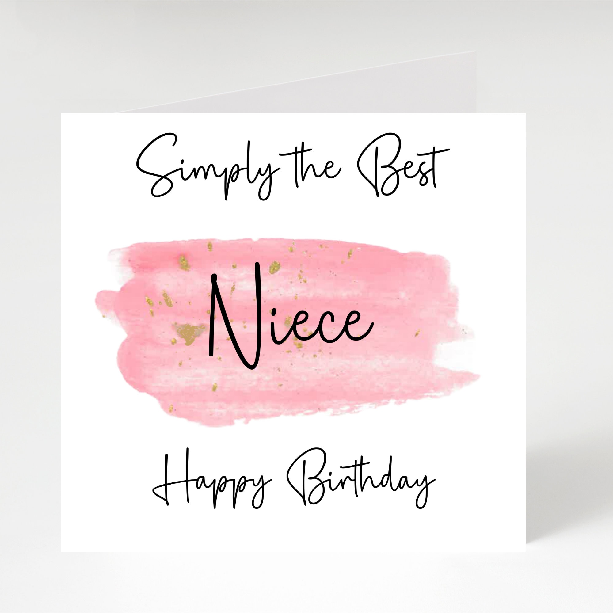 De Kaart Van De Verjaardag Van Het Nichtje Eenvoudig De Beste - Etsy Nederland