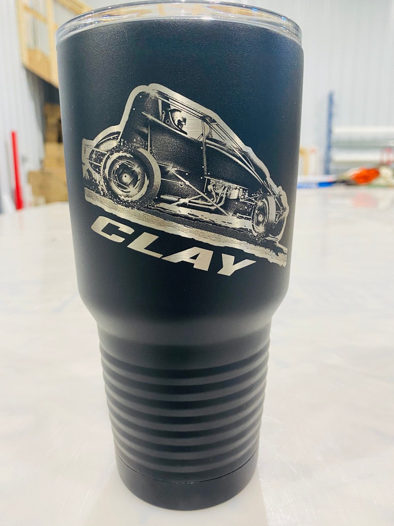 Race tumbler drink wear custom racing sprint car race car cup | Etsy
