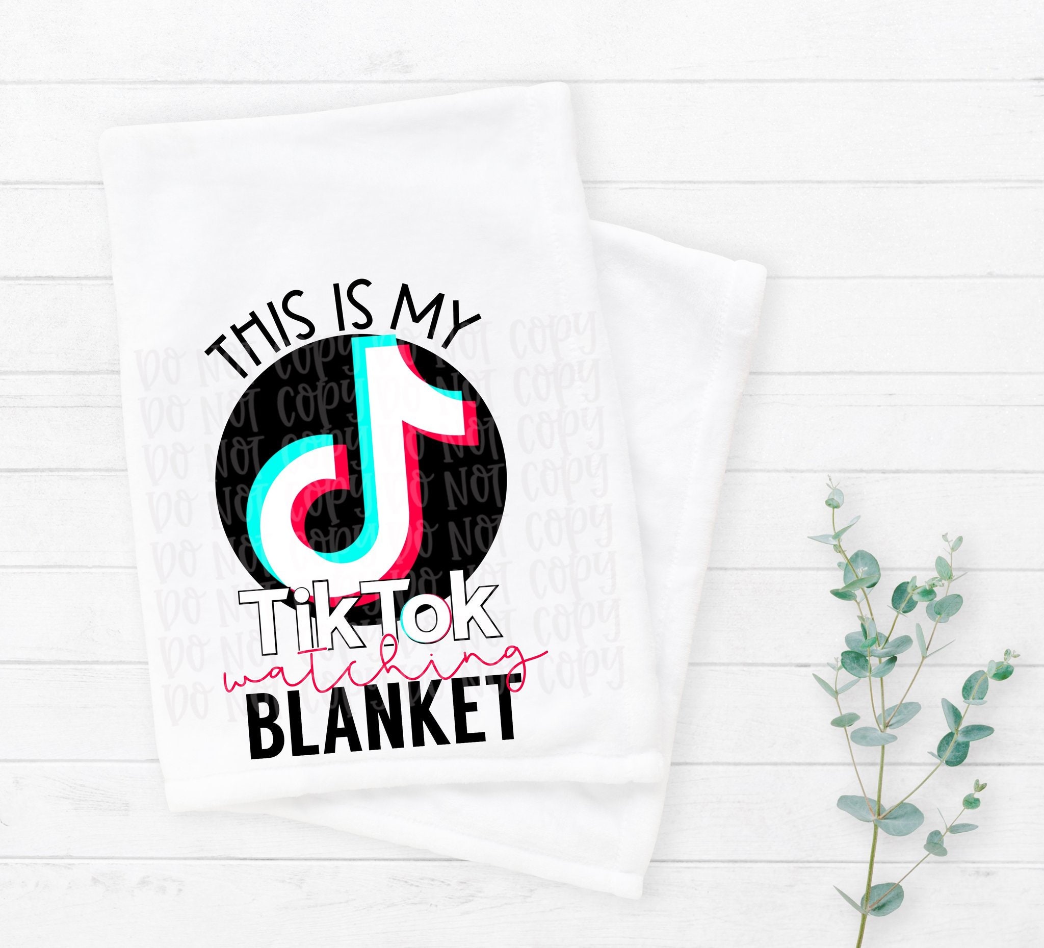 TikTok Blanket SUBLIMATION TRANSFER RTP Etsy