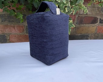 Door stop  chenille navy